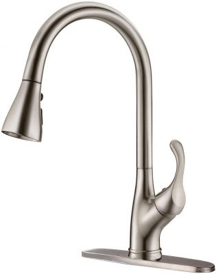 APPASO K123-BN Stainless-Steel Pull-Down Kitchen Faucet