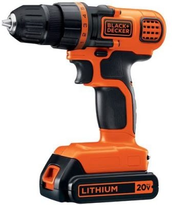 BLACK+DECKER LDX 120C Lithium-Ion Drill