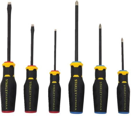 Stanley FHMT62052 6 Piece Fatmax Diamond Tip Screwdriver Set