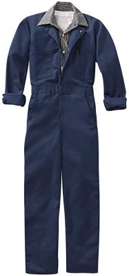 Red Kap Men’s Long Sleeve Twill Action Back Coverall