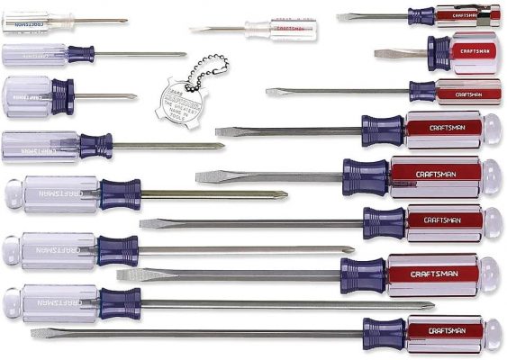 Craftsman 9-31794 Slotted Phillips Screwdriver Set