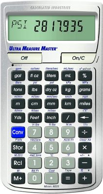 Calculated Industries 8025 Ultra Measure Master Measurement Conversion Calculator