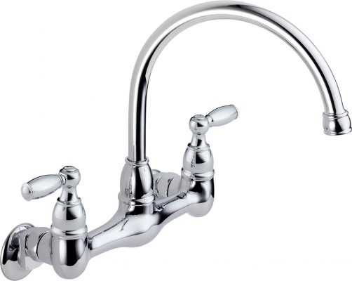 Peerless Wall Mounted Kitchen Sink Faucet