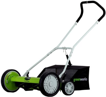 Greenworks 20-Inch 5-Blade Push Reel Lawn Mower