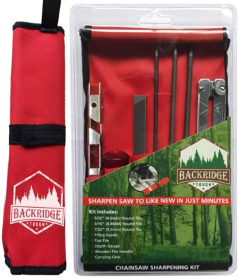 Backridge Tough Chainsaw Sharpener File Kit