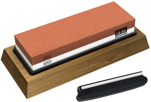 SHAN ZU Premium 2-Sided Whetstone Sharpener