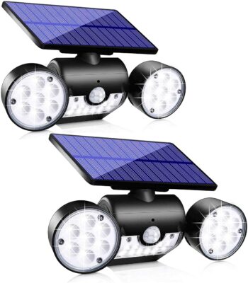 Upgrade Solar Motion Sensor Lights (Pack of 2)