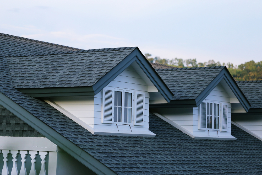 roof with shingles