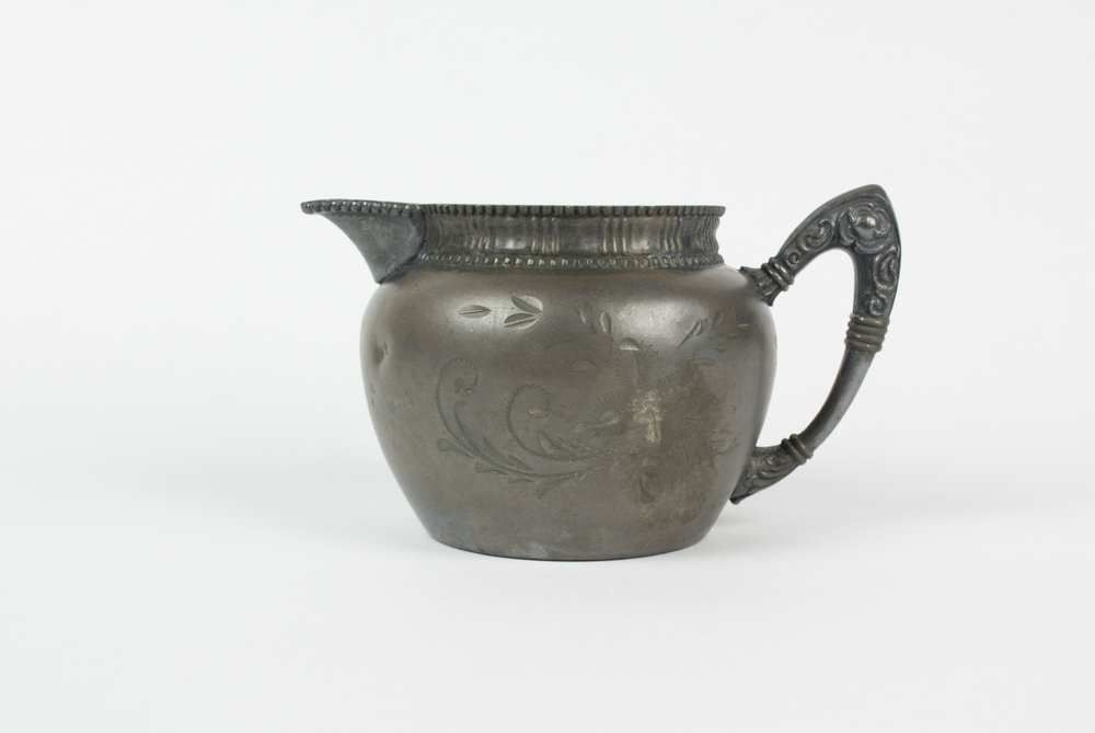 vintage pewter cup