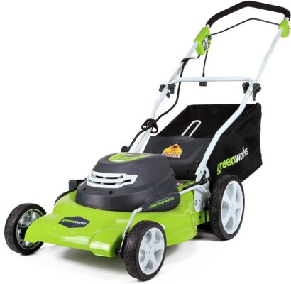 Greenworks 3-In-1 Electric Corded Lawnmower