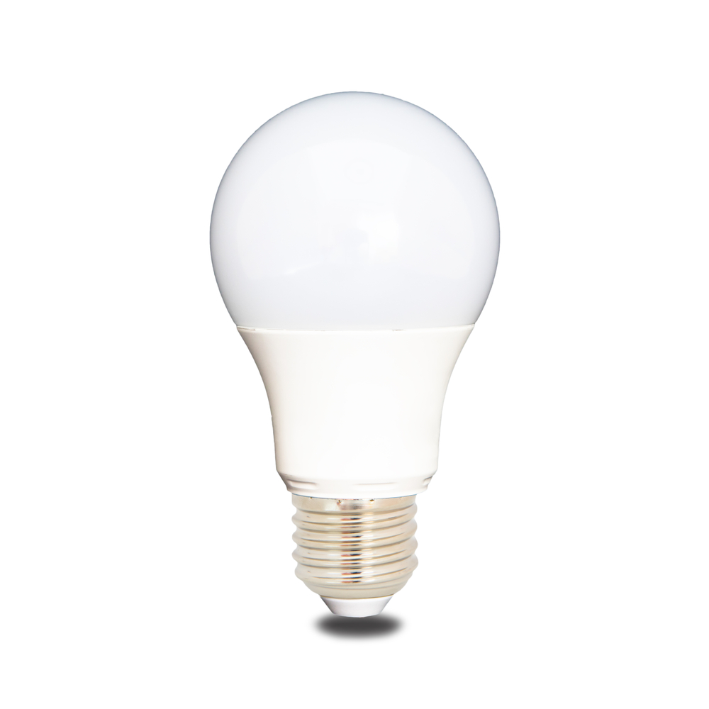 LED bulb on a white background