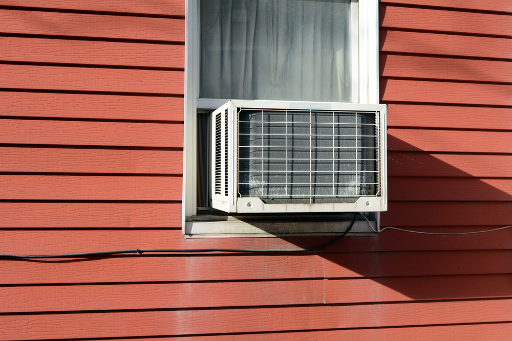 air conditioner in a window