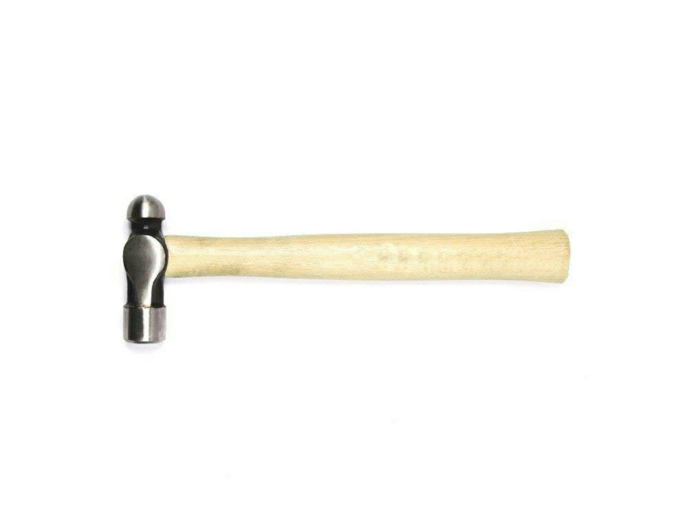 ball peen hammer on white background