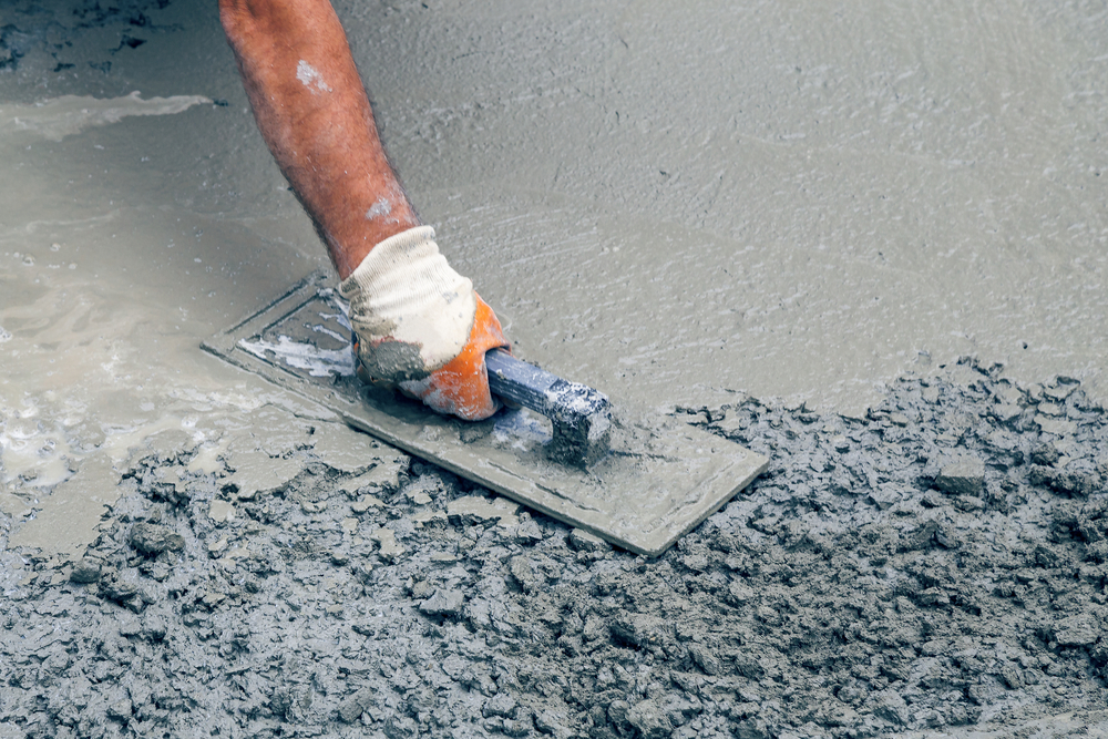 builder leveling concrete