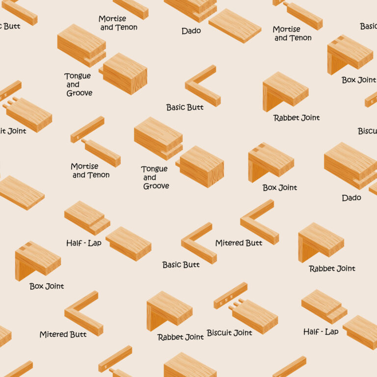 Woodworking Joint stock illustrations