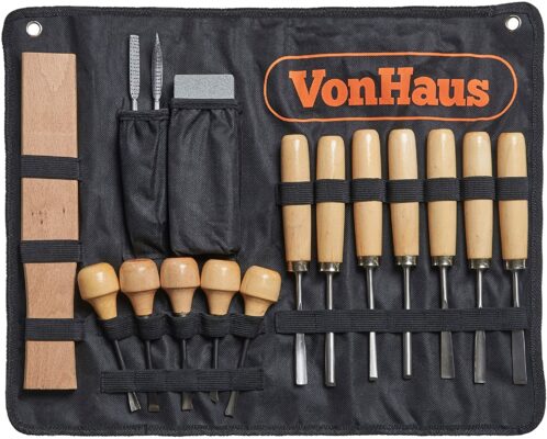 VonHaus Wood Carving Tool Set