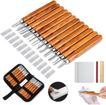 AUGSUN Wood Carving Knife Set