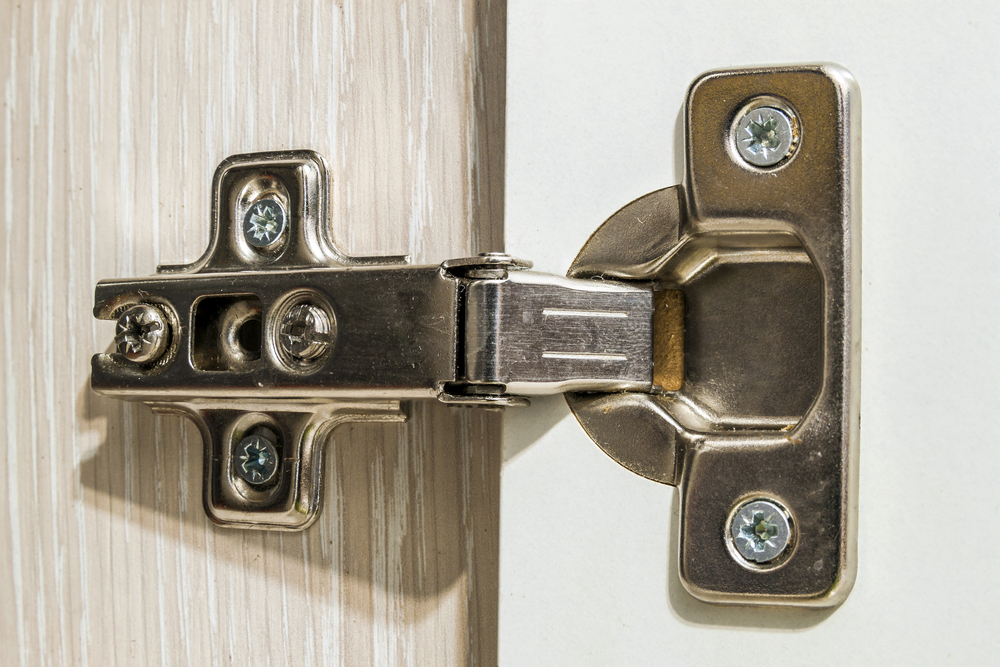 invisible hinge on kitchen cupboard