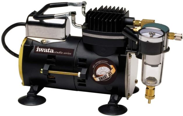 2. Iwata-Medea Studio Series Power Jet Pro Double Piston Air Compressor - wide 10